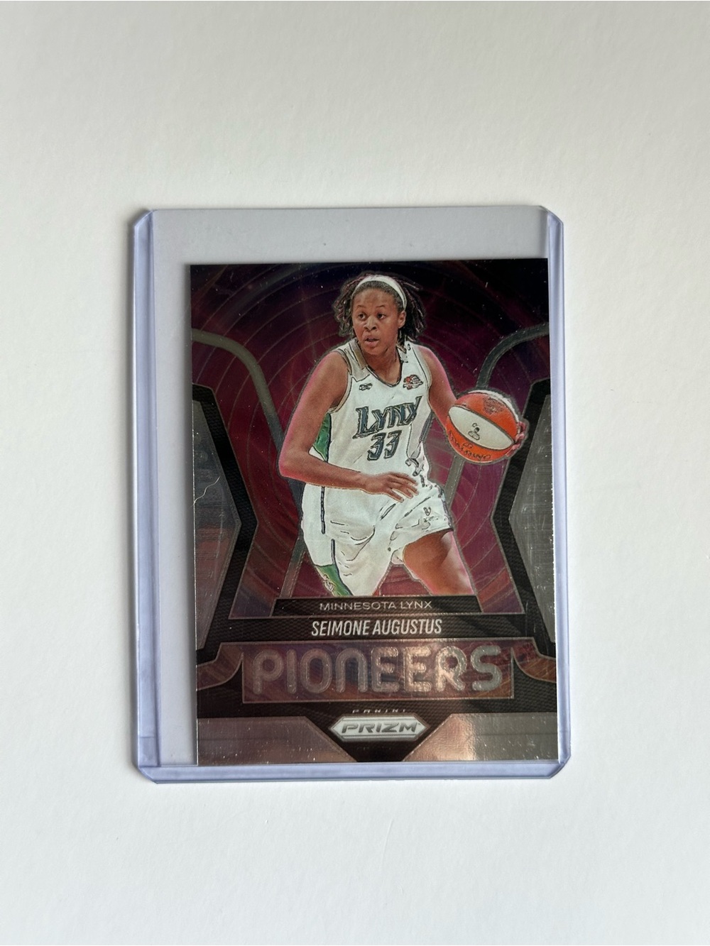 Panini Seimone Augustus Card - White, Purple, Silver